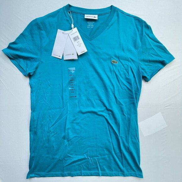 Lacoste Other - Lacoste NWT Mens Turquoise short sleeve US Small (3)